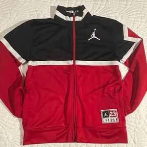 Jordan Full Zip Athletic Jacket - Kids Size Large